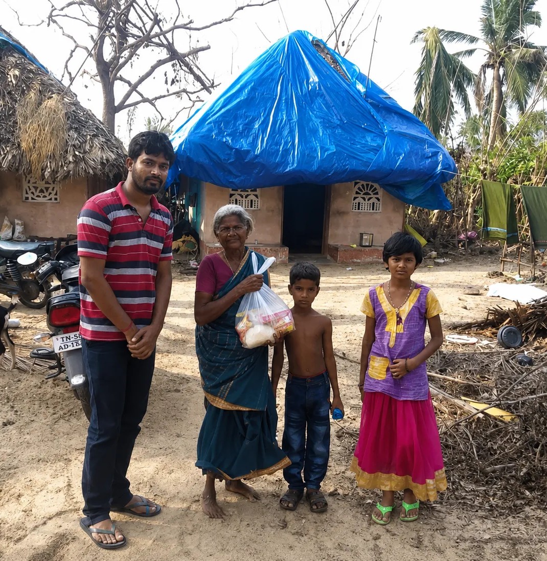 vShare Foundation flood relief distribution